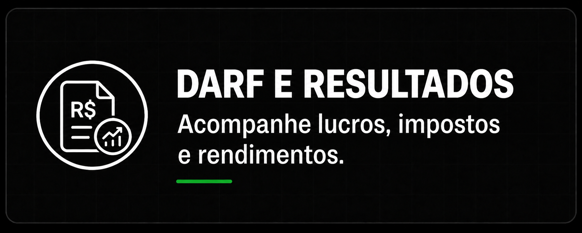 Acompanhamento de DARF, lucros, impostos e rendimentos